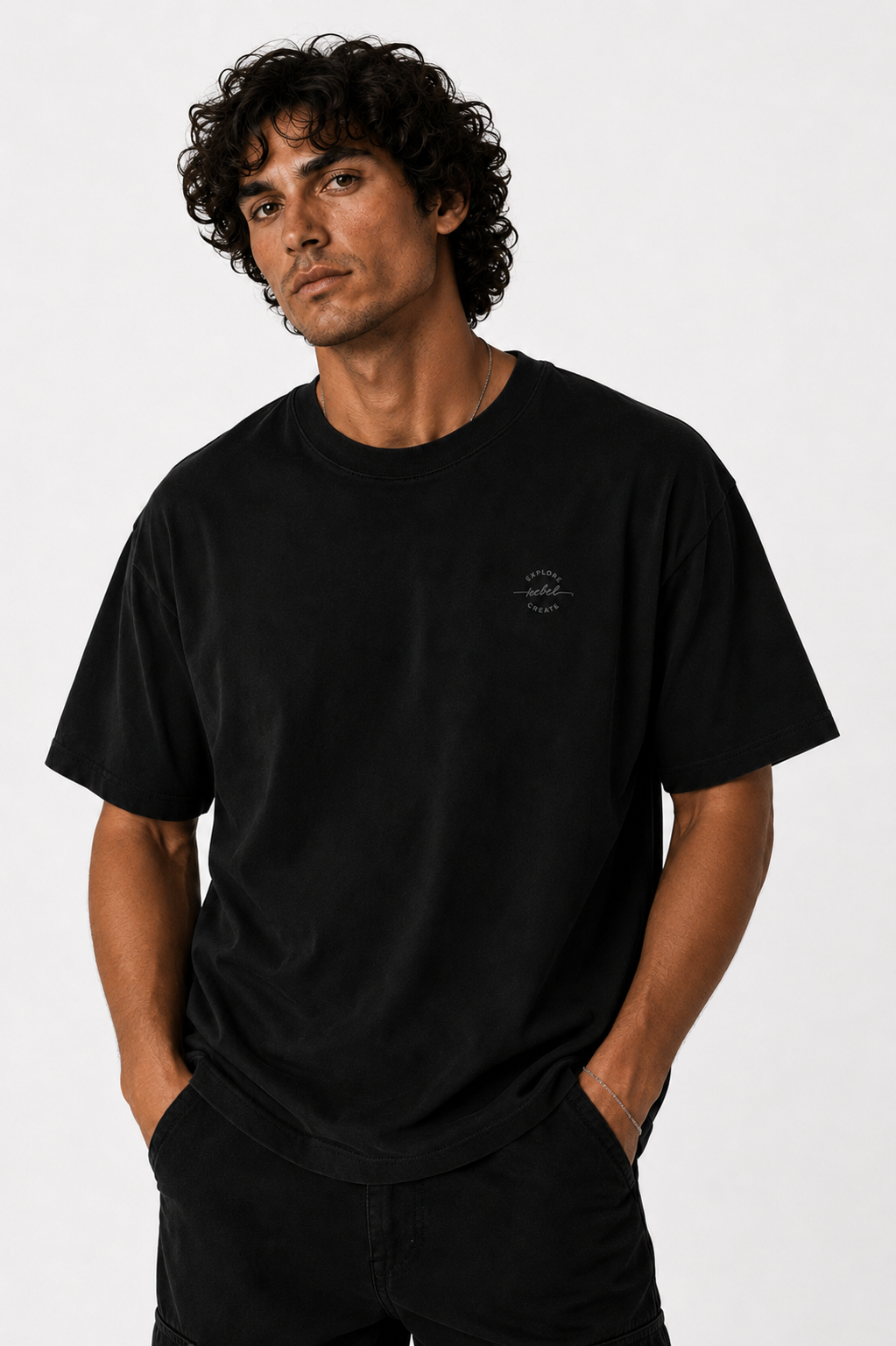 Explorer 001 - Founder's Edition™ black tee front